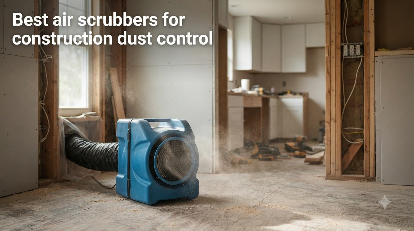 Best air scrubbers for construction dust control