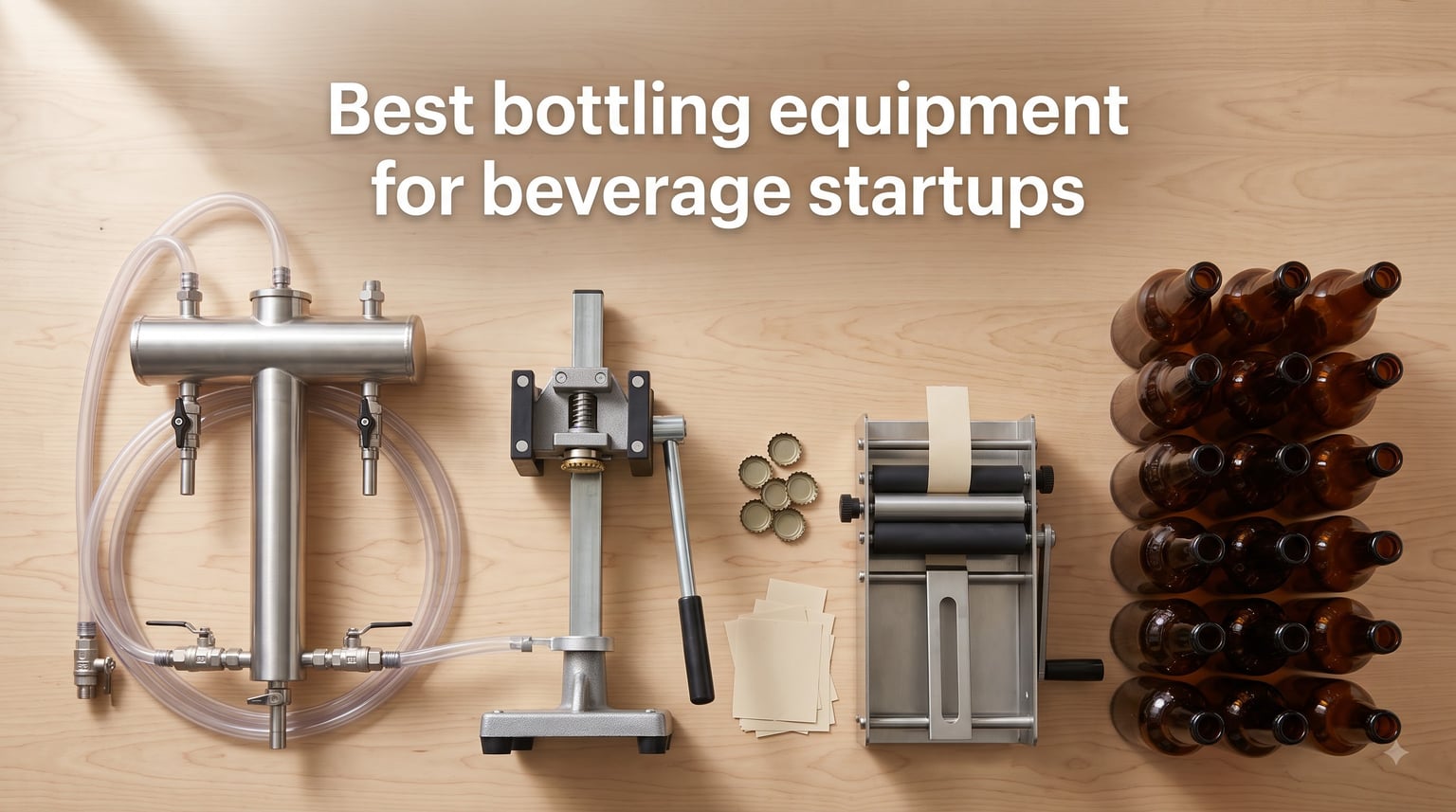 Best bottling equipment for beverage startups