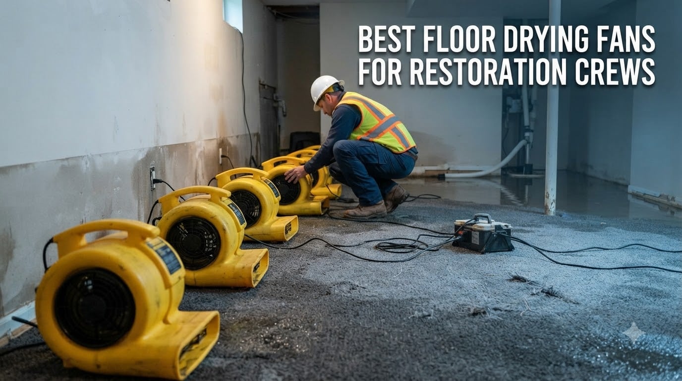 Best floor drying fans for restoration crews