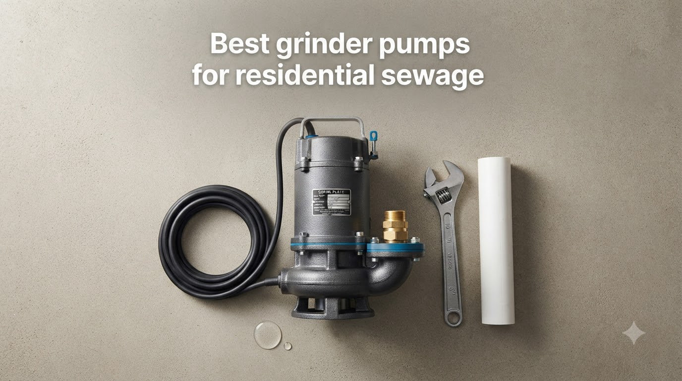 Best grinder pumps for residential sewage
