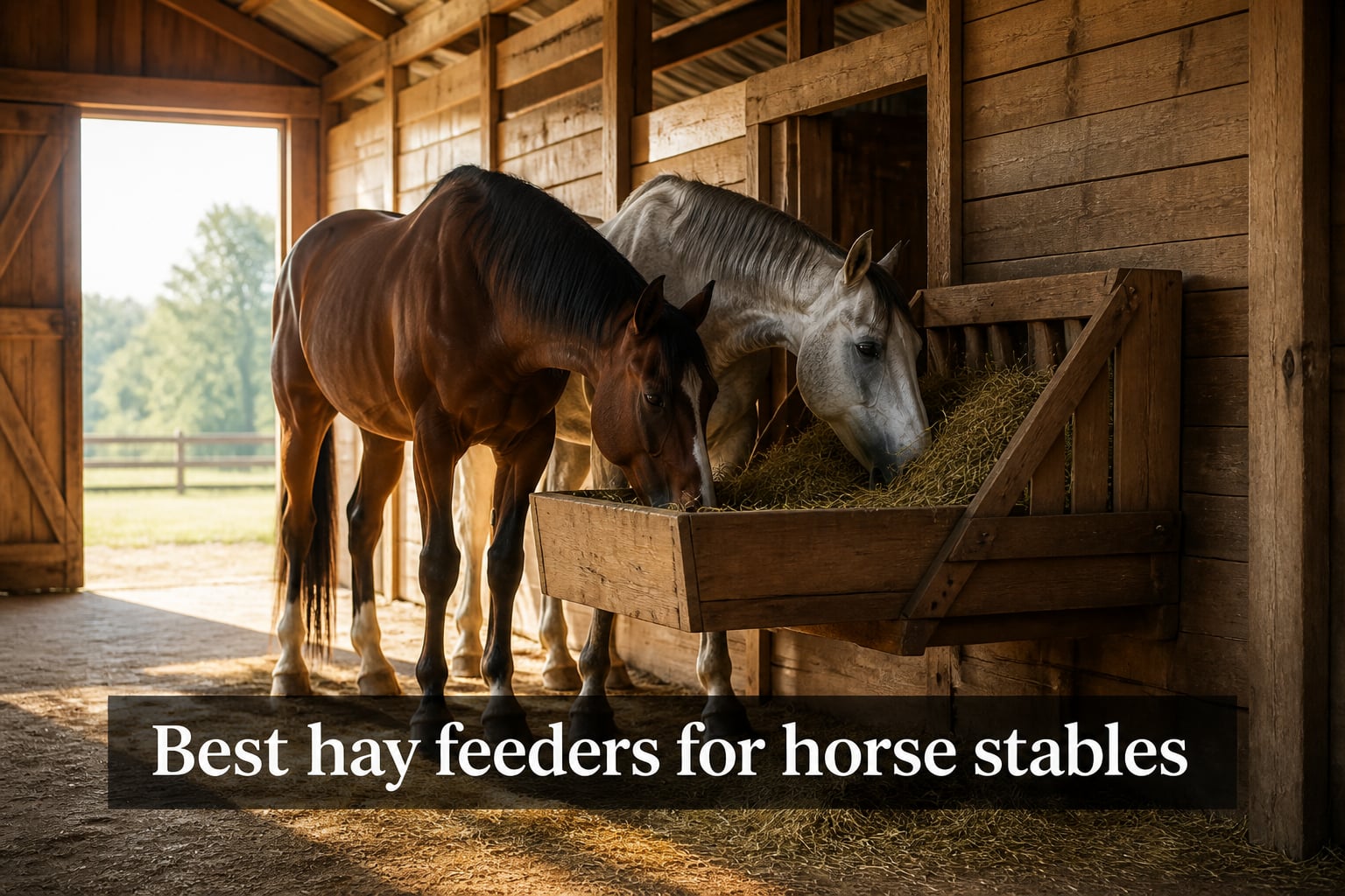 Best hay feeders for horse stables