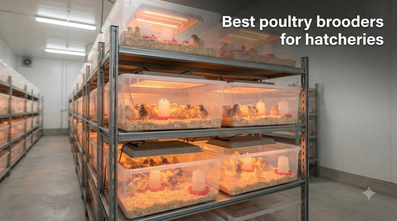Best poultry brooders for hatcheries