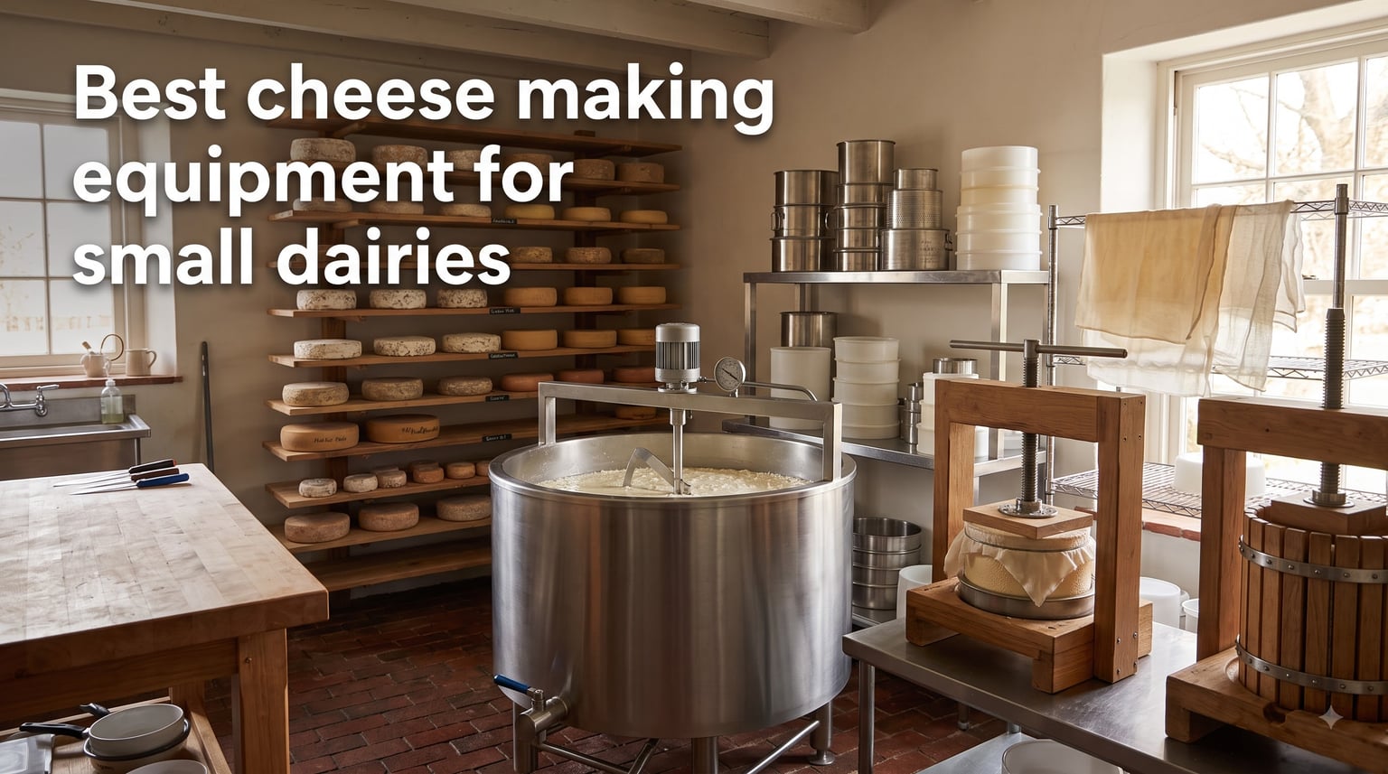 Best cheese making equipment for small dairies