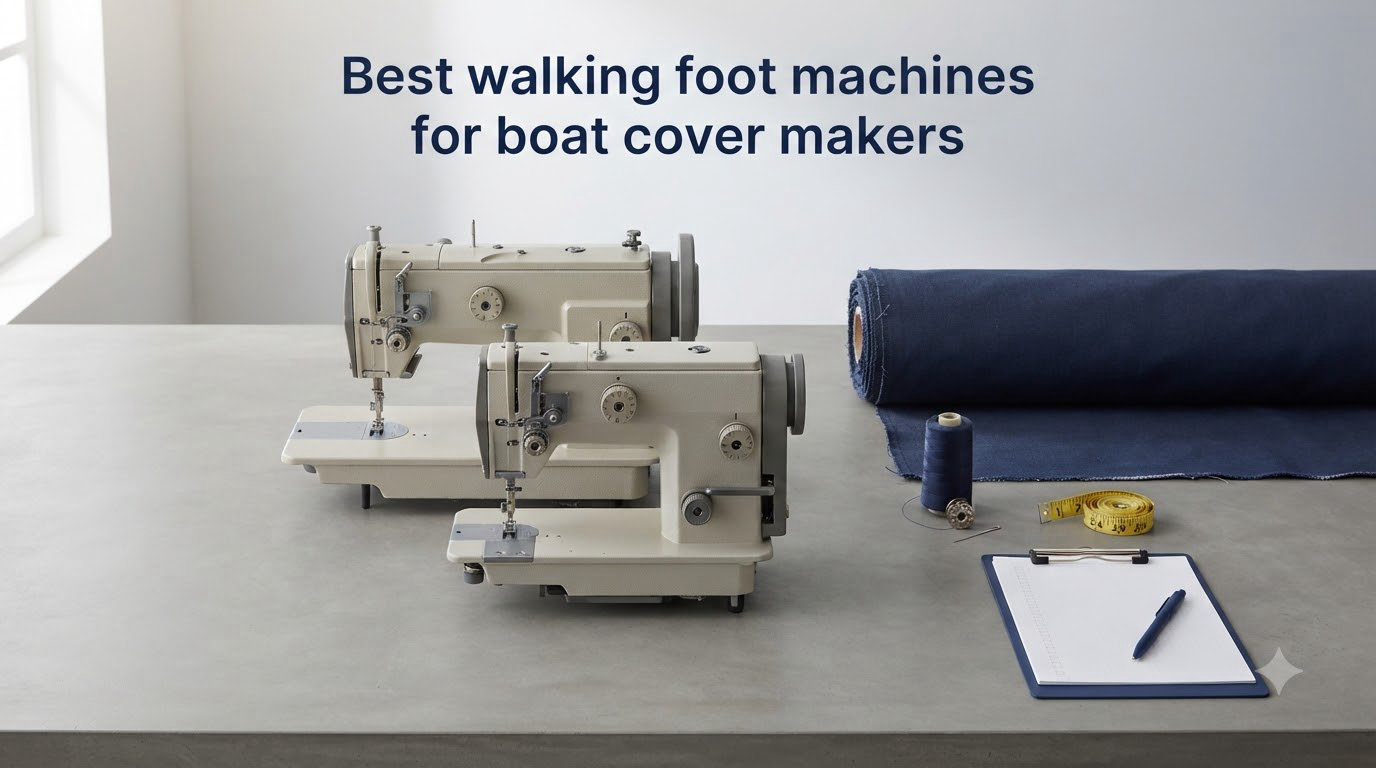 Best walking foot machines for boat cover makers