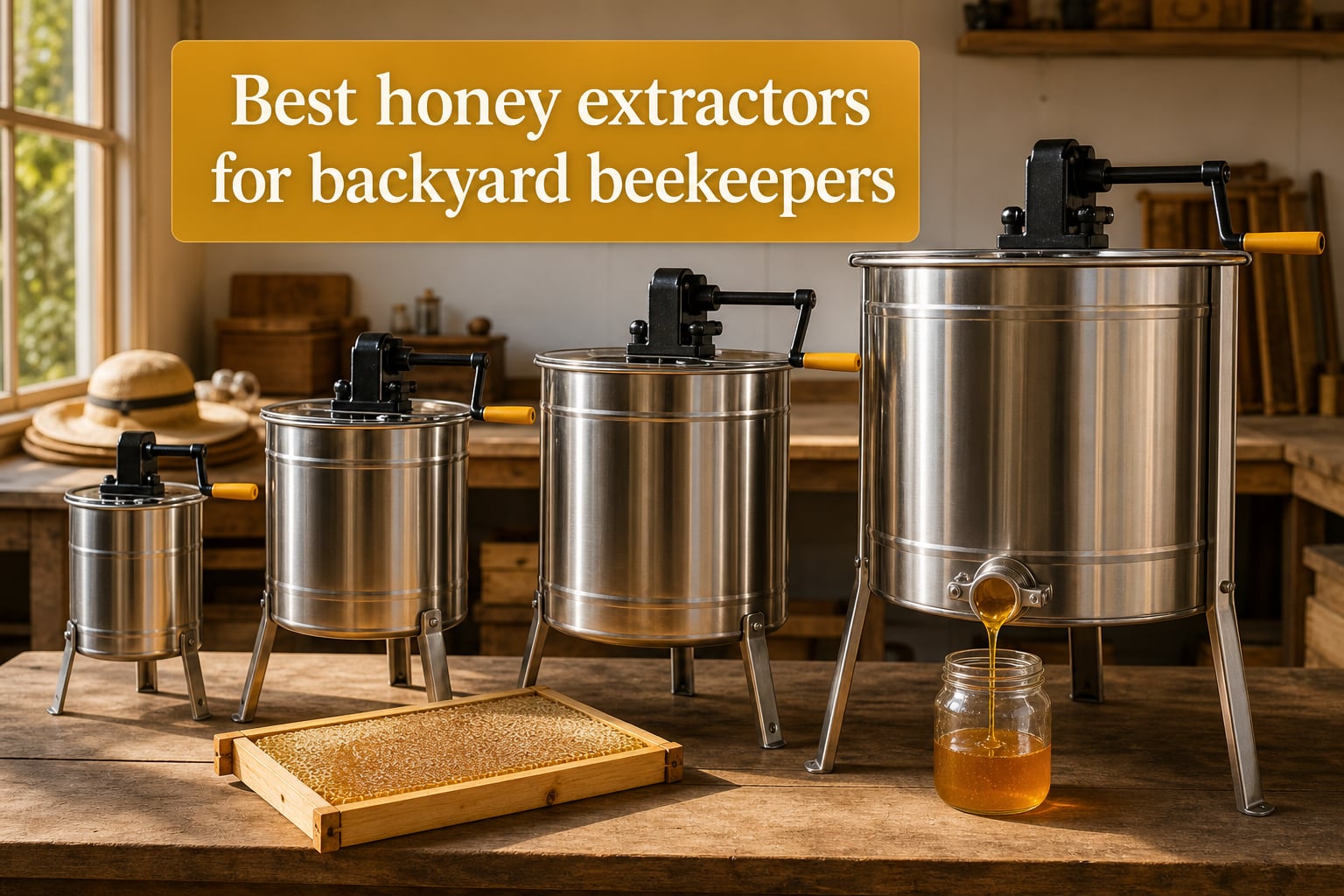 Best honey extractors for backyard beekeepers