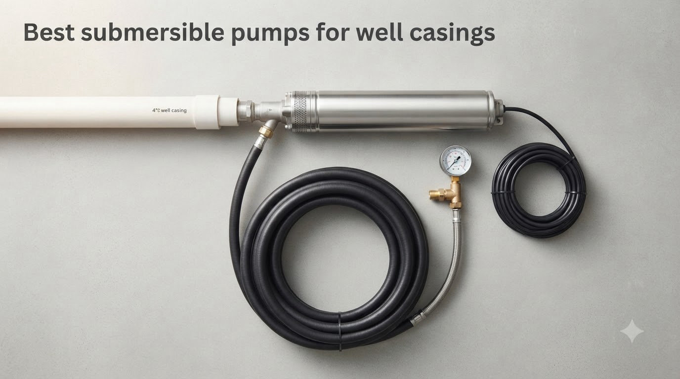 Best submersible pumps for well casings