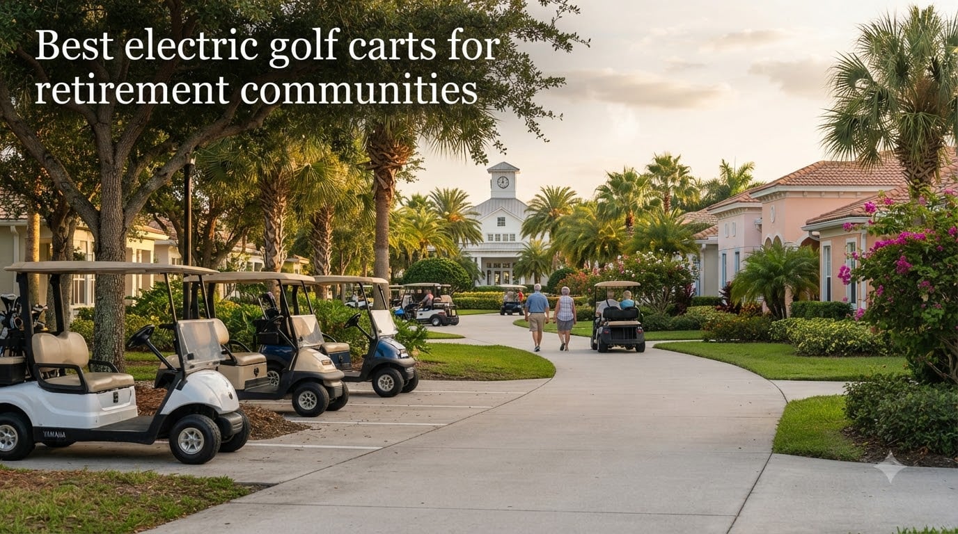 Best electric golf carts for retirement communities