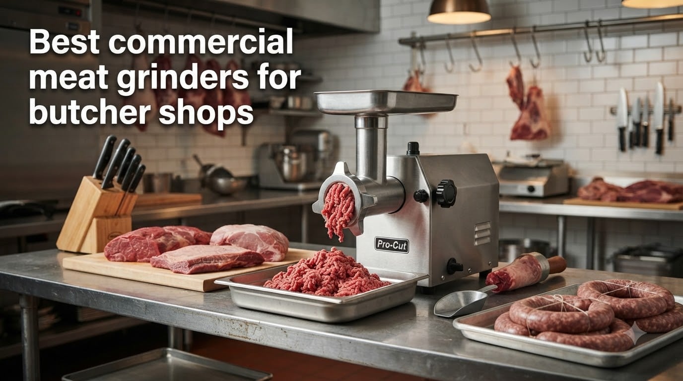 Best commercial meat grinders for butcher shops