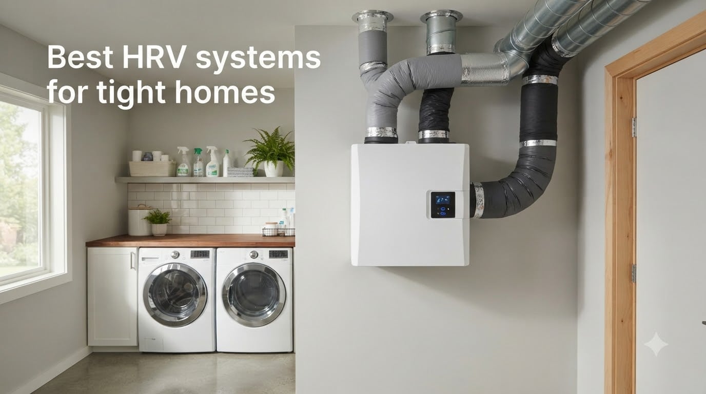 Best HRV systems for tight homes