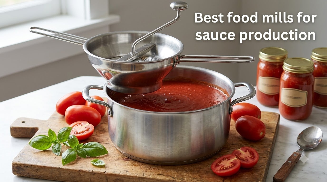 Best food mills for sauce production