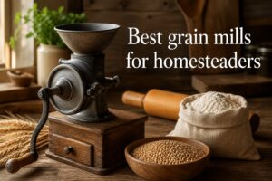 Best grain mills for homesteaders