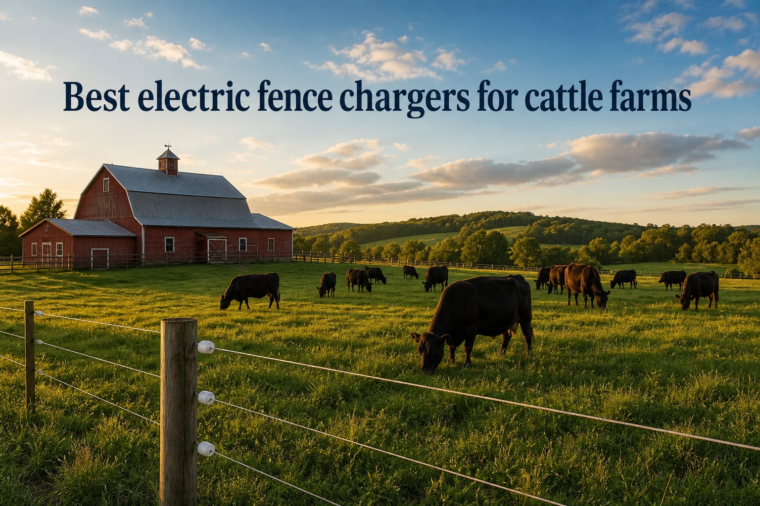Best electric fence chargers for cattle farms