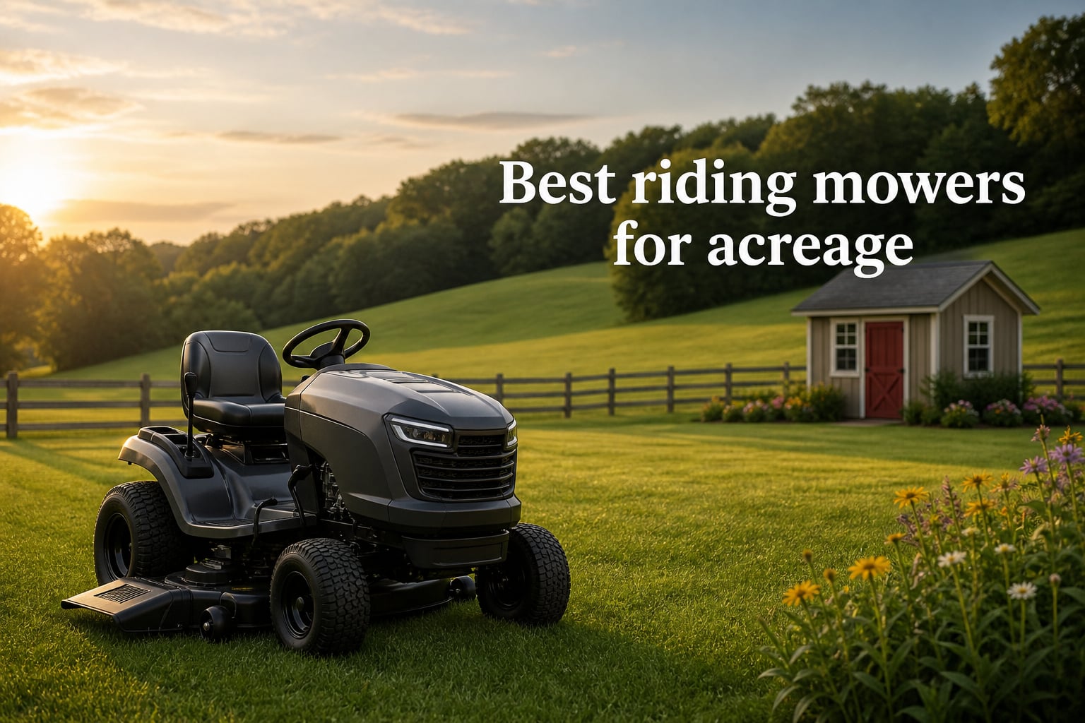 Best riding mowers for acreage