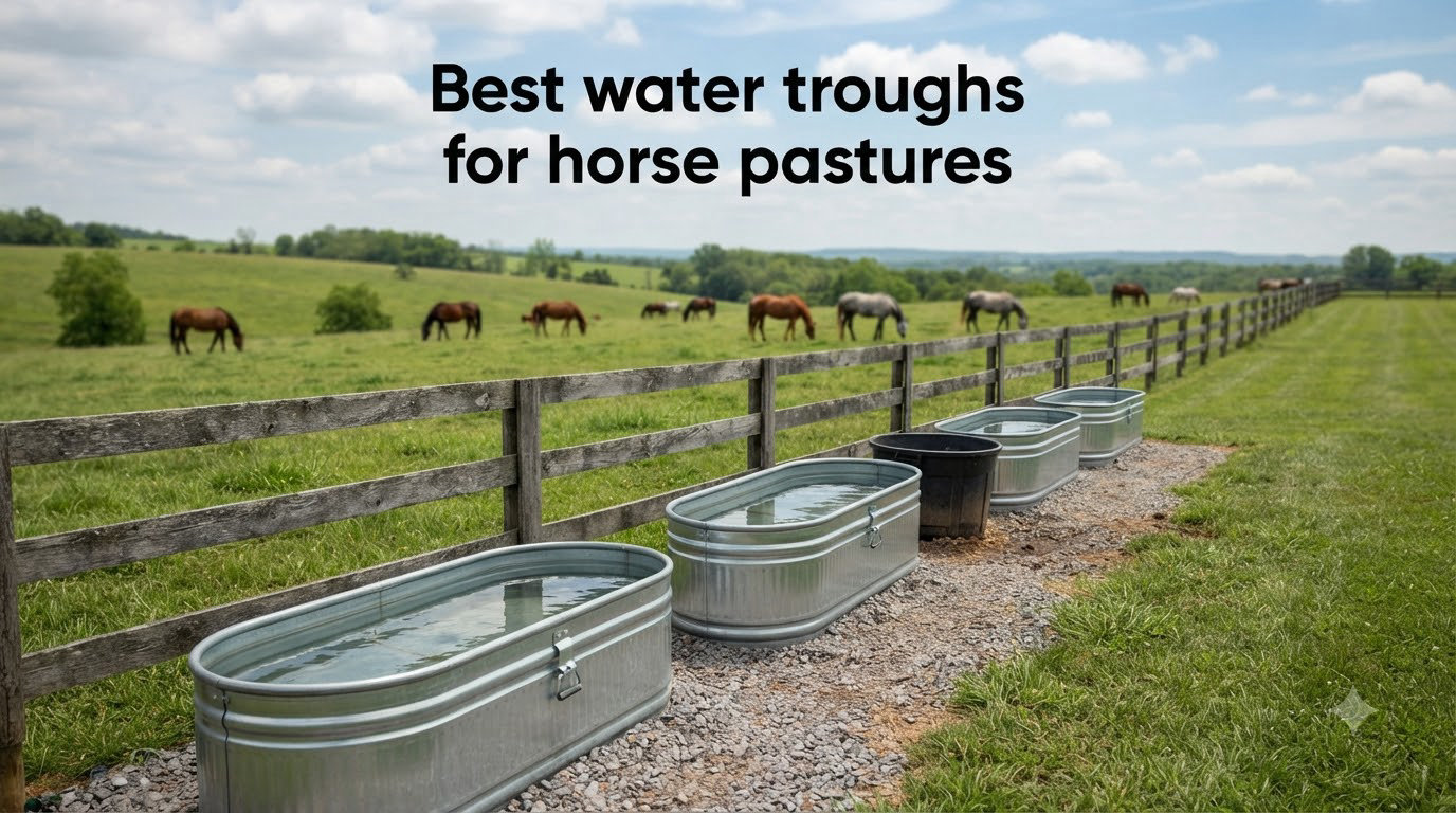 Best water troughs for horse pastures