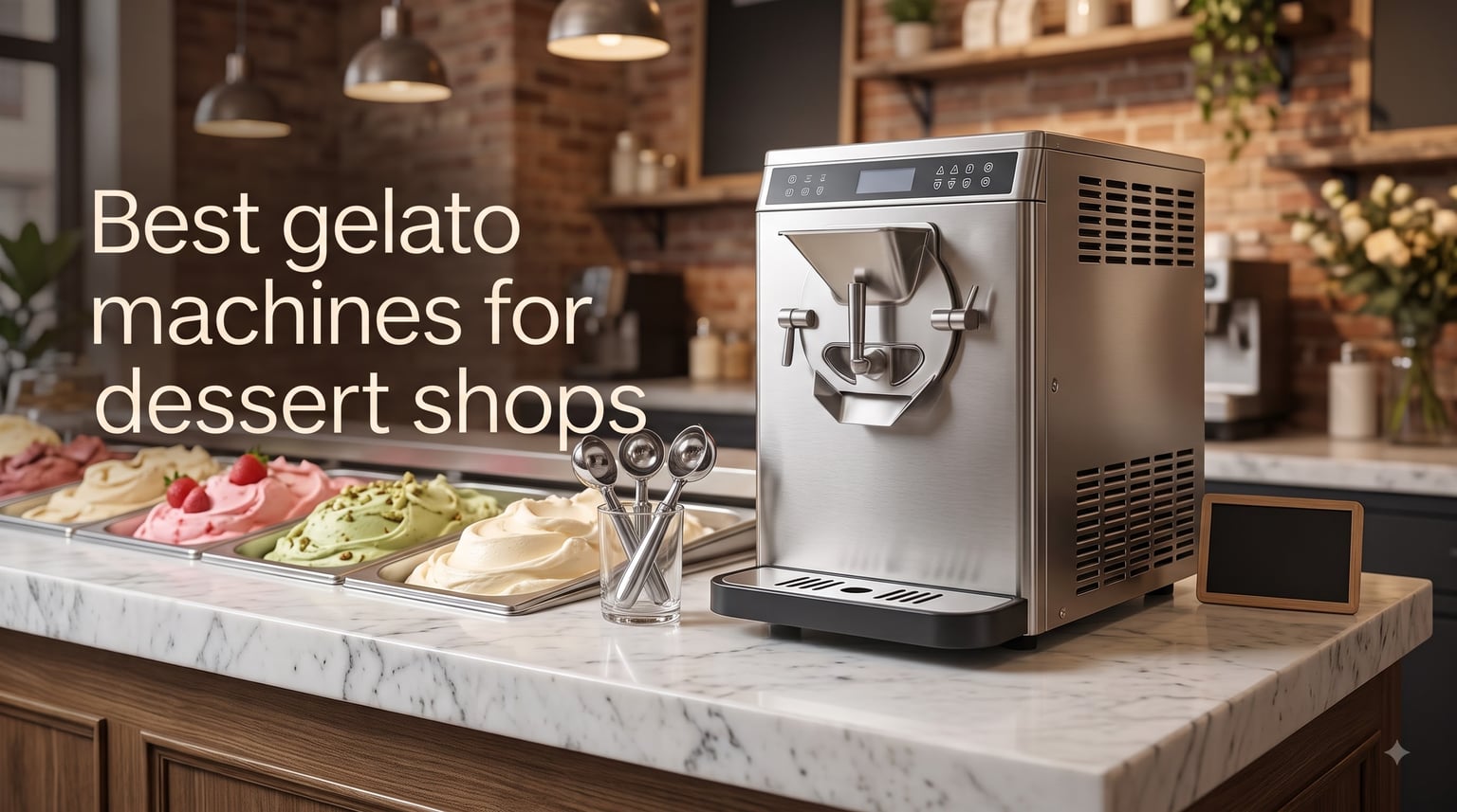 Best gelato machines for dessert shops