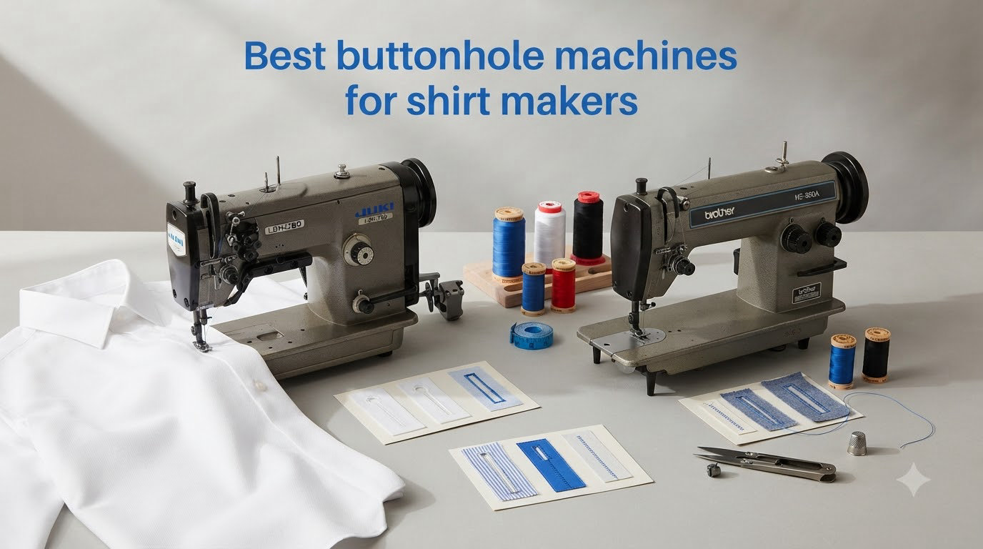Best buttonhole machines for shirt makers
