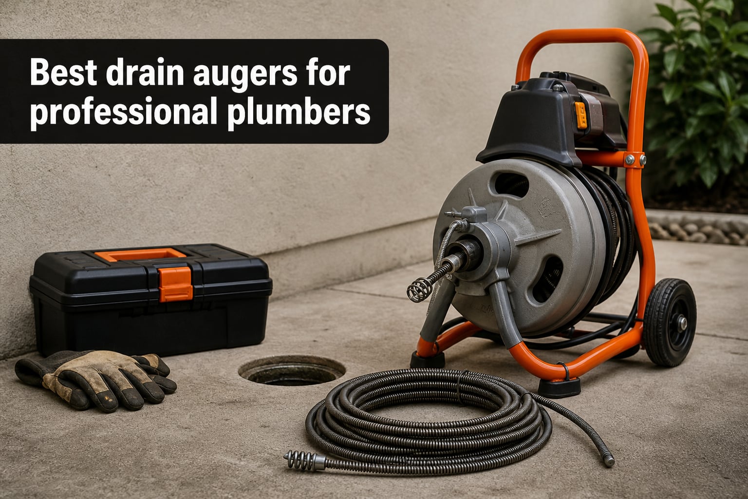 Best drain augers for professional plumbers