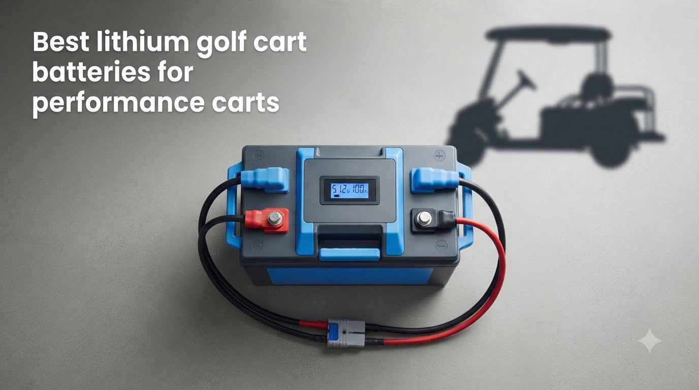 Best lithium golf cart batteries for performance carts