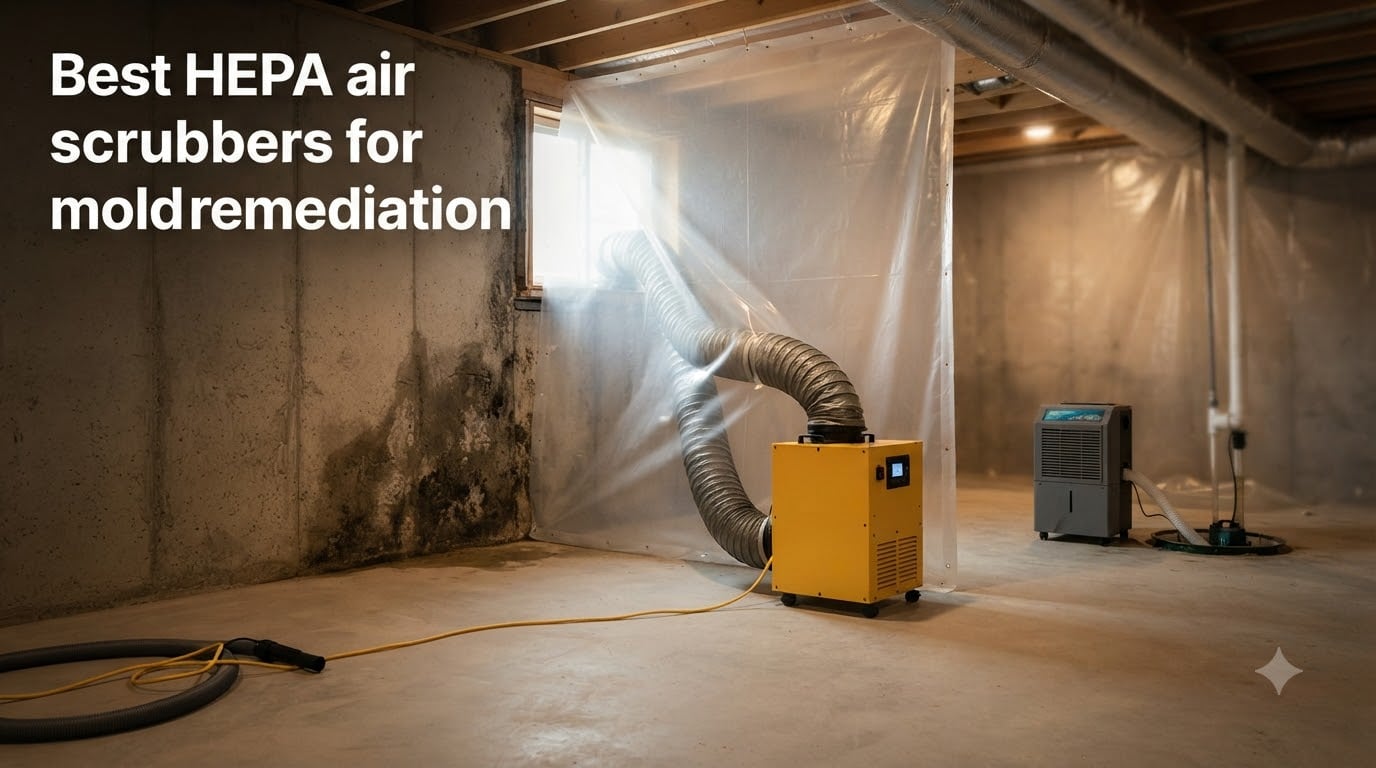 Best HEPA air scrubbers for mold remediation