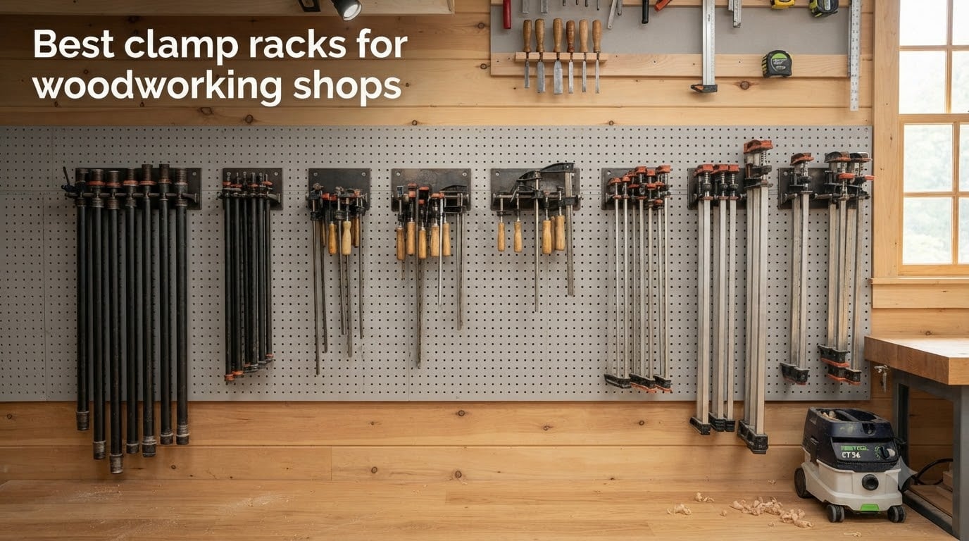 Best clamp racks for woodworking shops