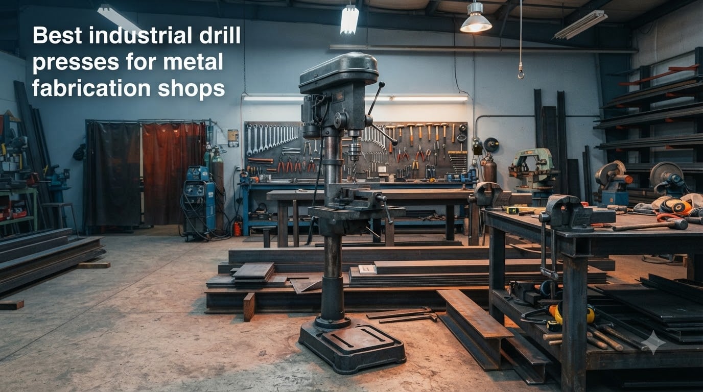 Best industrial drill presses for metal fabrication shops