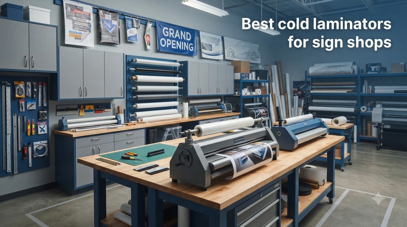 Best cold laminators for sign shops