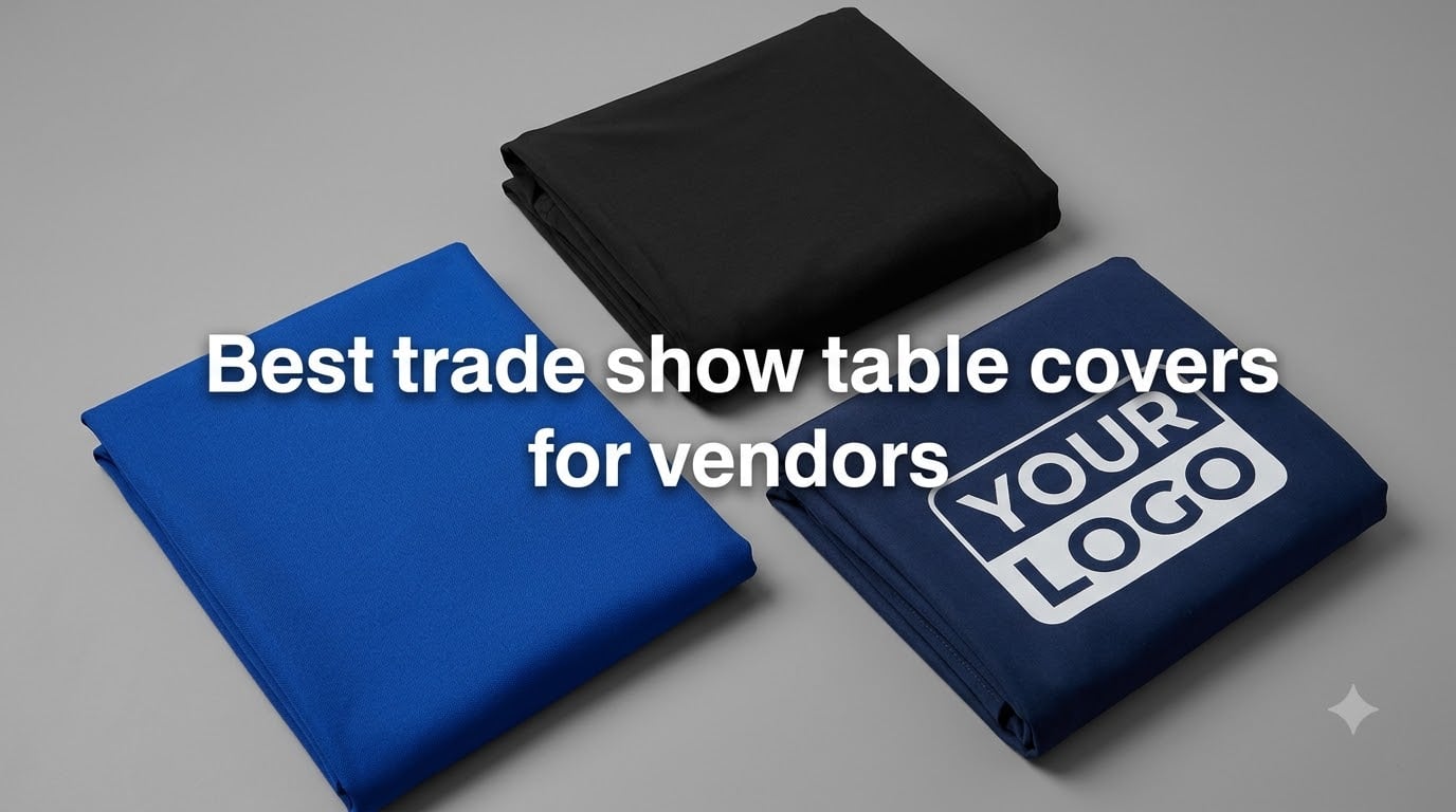 Best trade show table covers for vendors