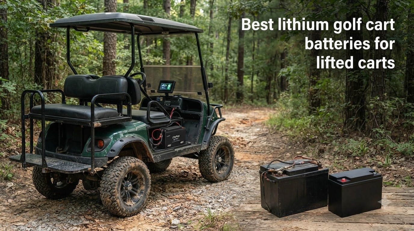 Best lithium golf cart batteries for lifted carts