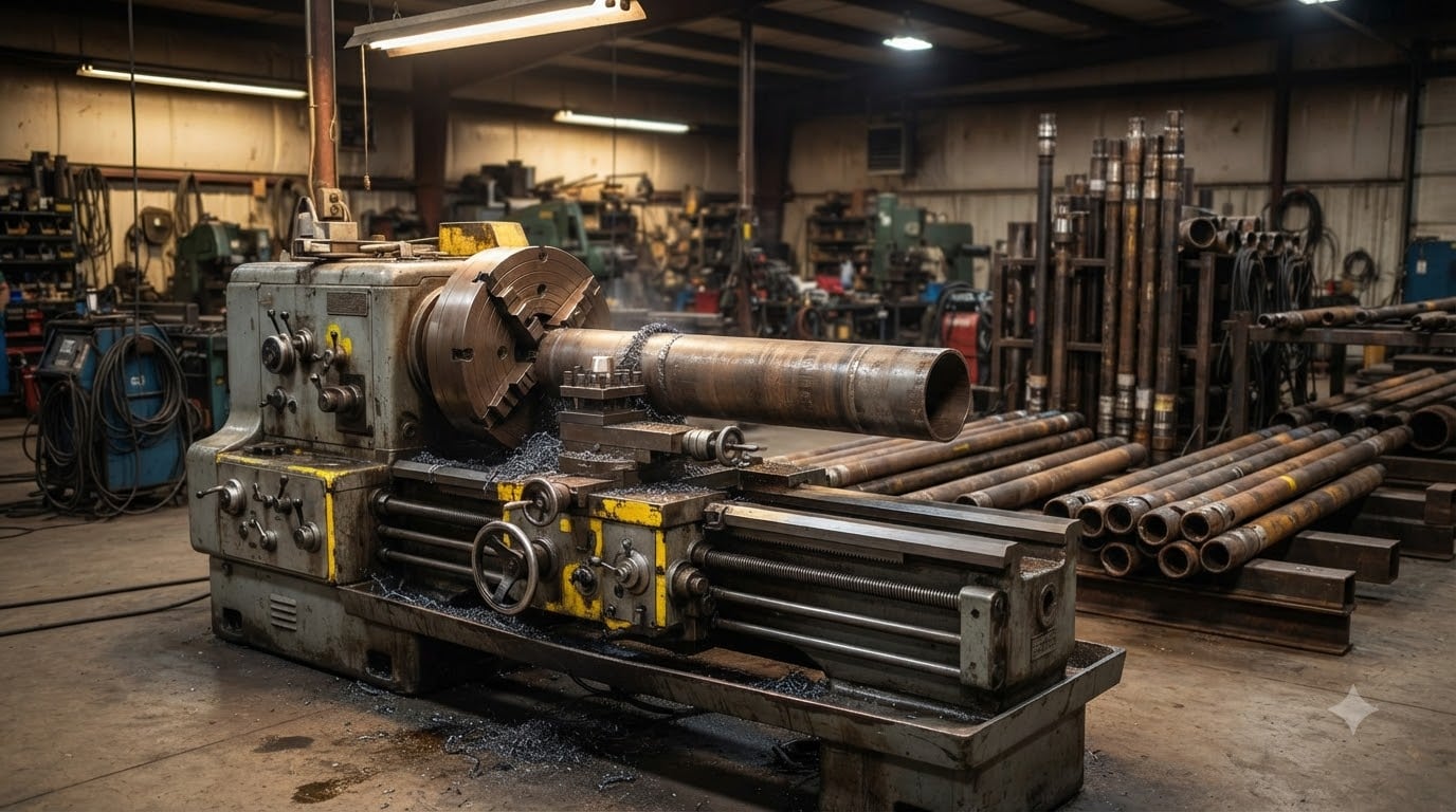 Best big bore lathes for oilfield repair shops