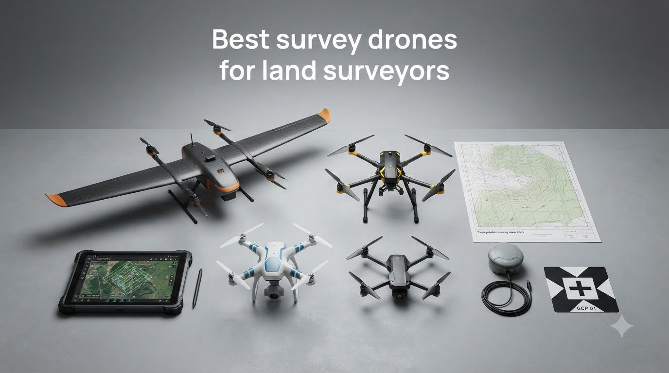 Best survey drones for land surveyors