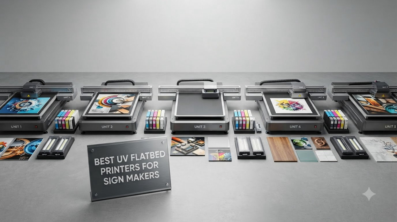 Best UV flatbed printers for sign makers