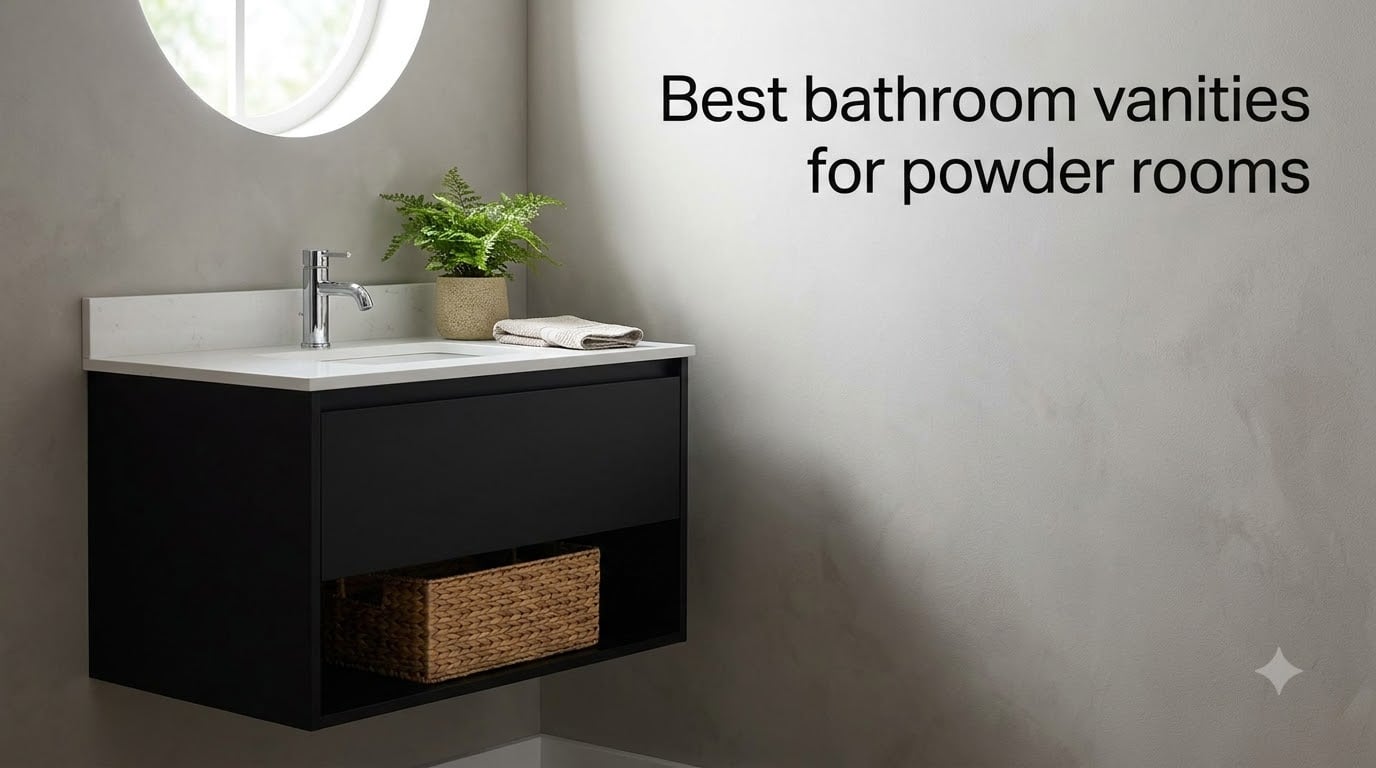 Best bathroom vanities for powder rooms