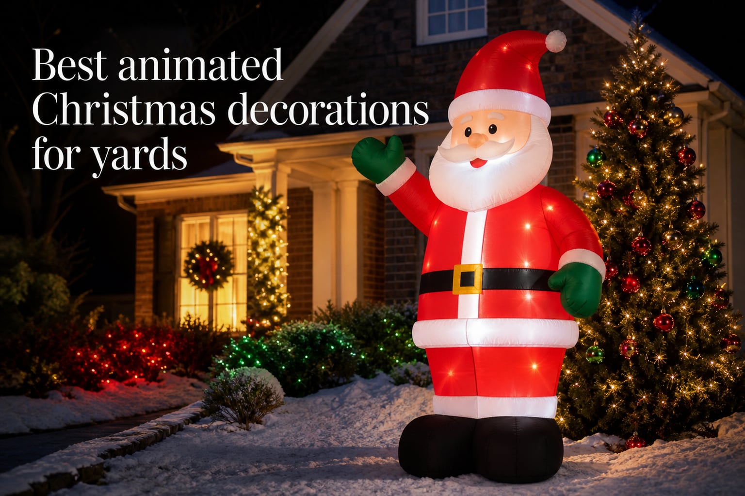 Best animated Christmas decorations for yards