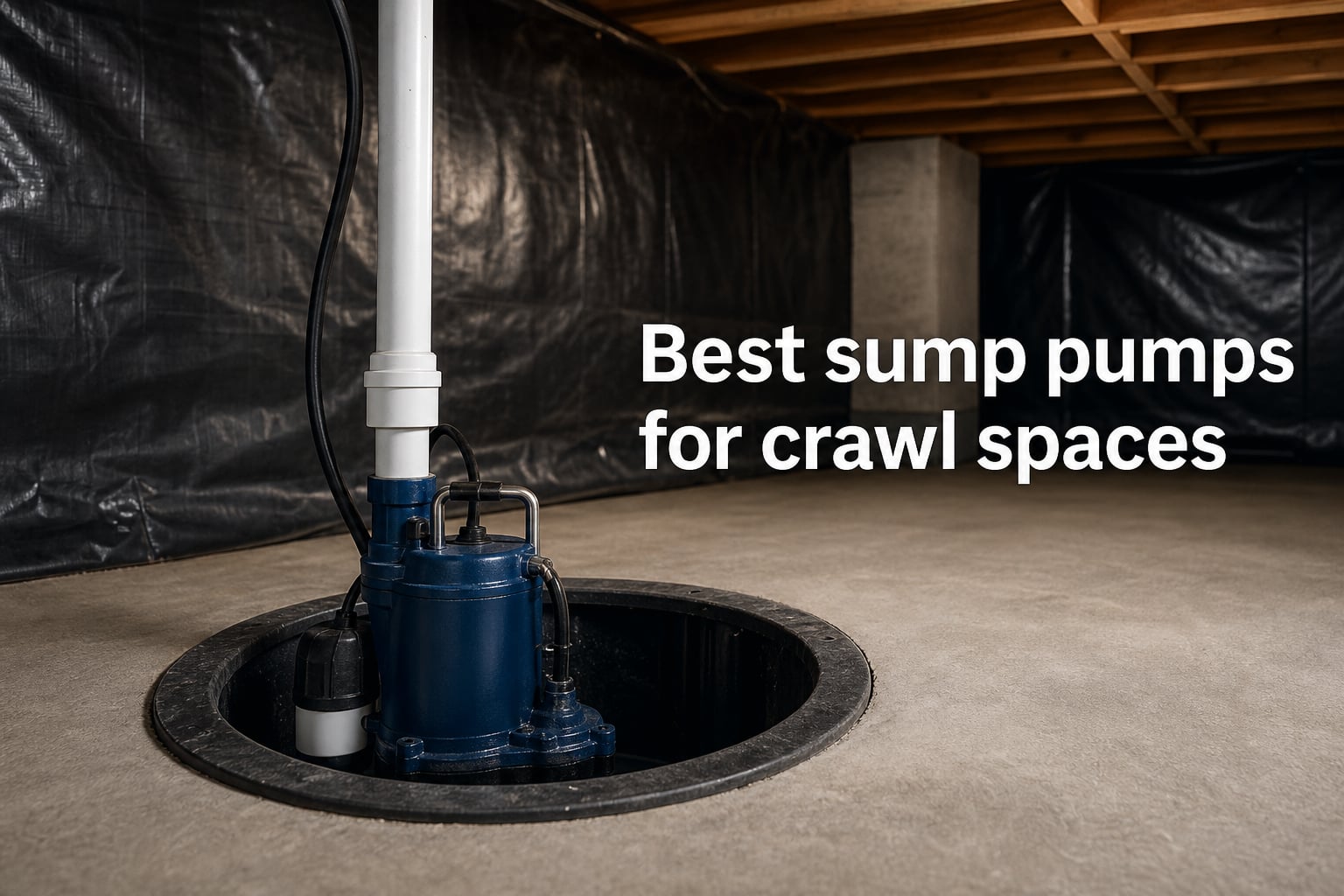 Best sump pumps for crawl spaces