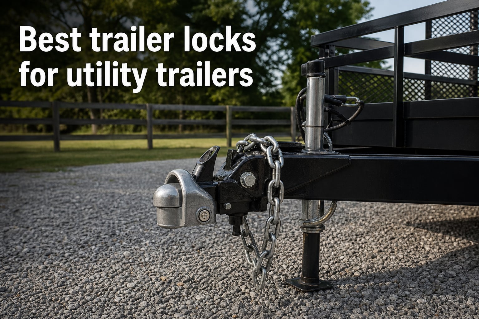 Best trailer locks for utility trailers