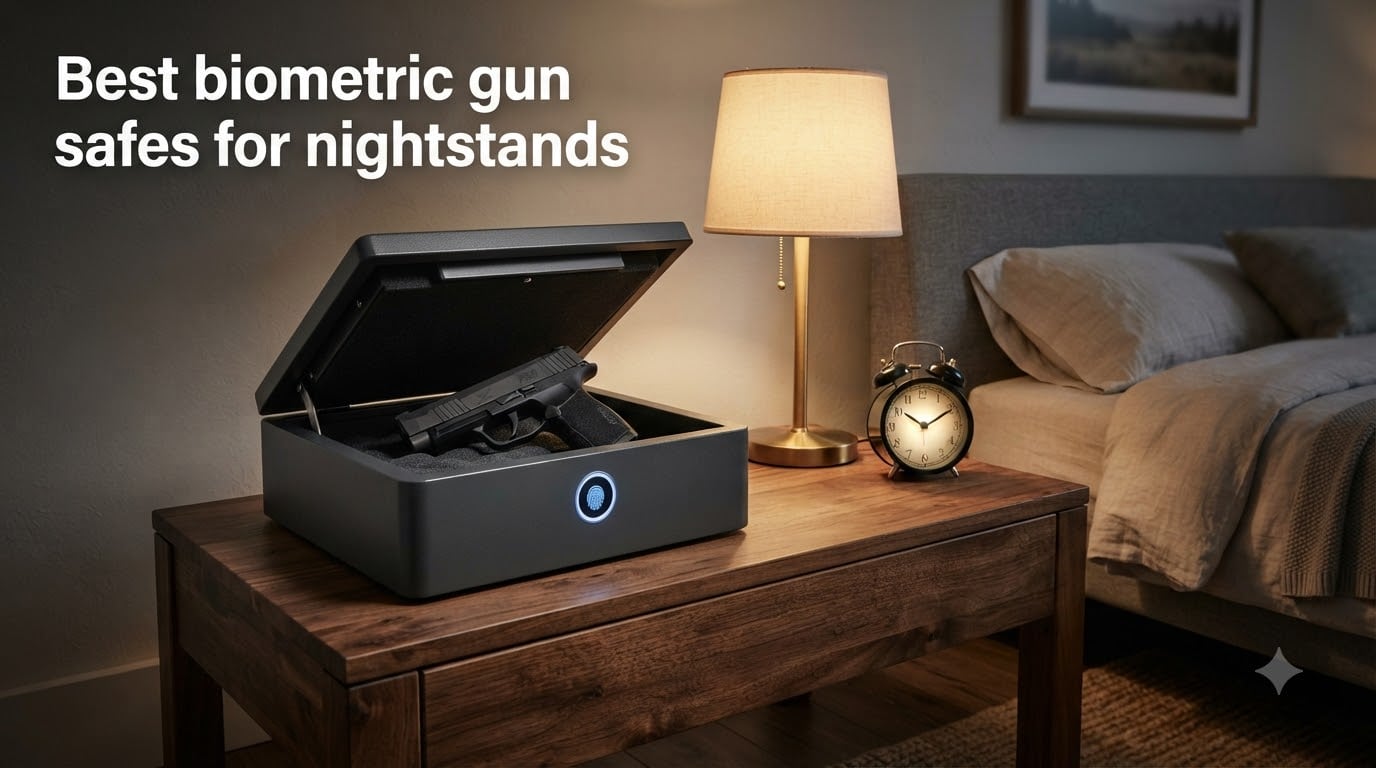 Best biometric gun safes for nightstands