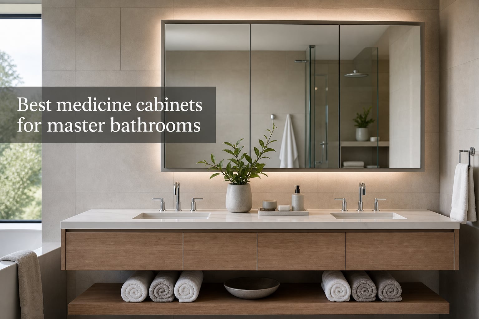 Best medicine cabinets for master bathrooms