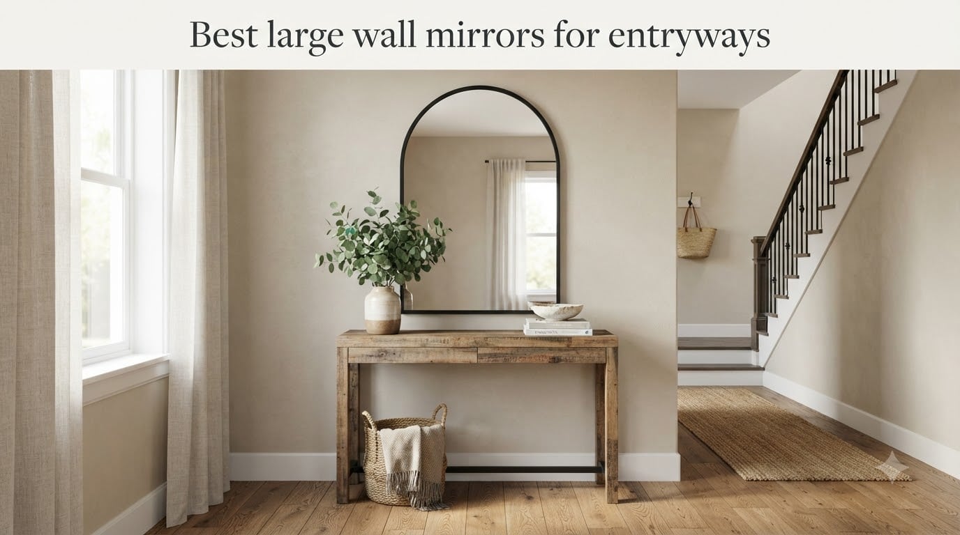 Best large wall mirrors for entryways