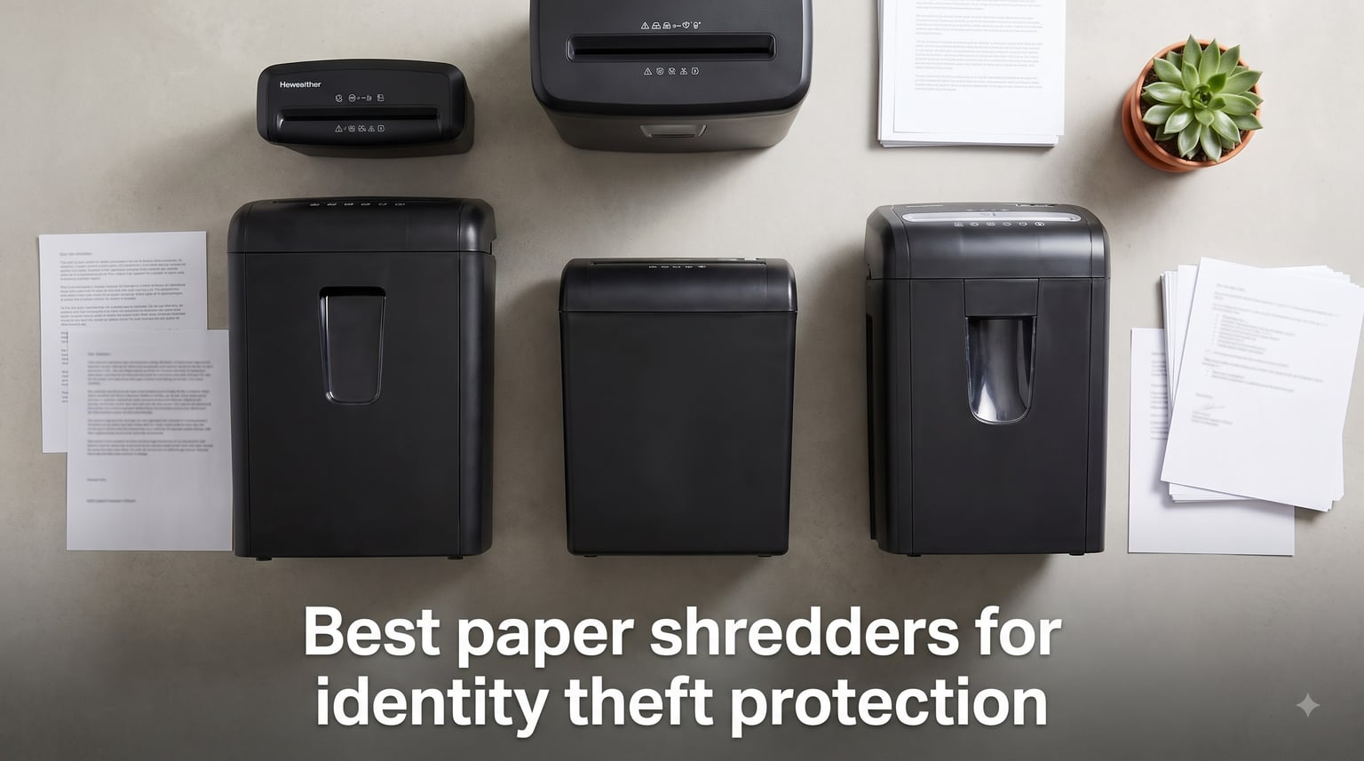 Best paper shredders for identity theft protection