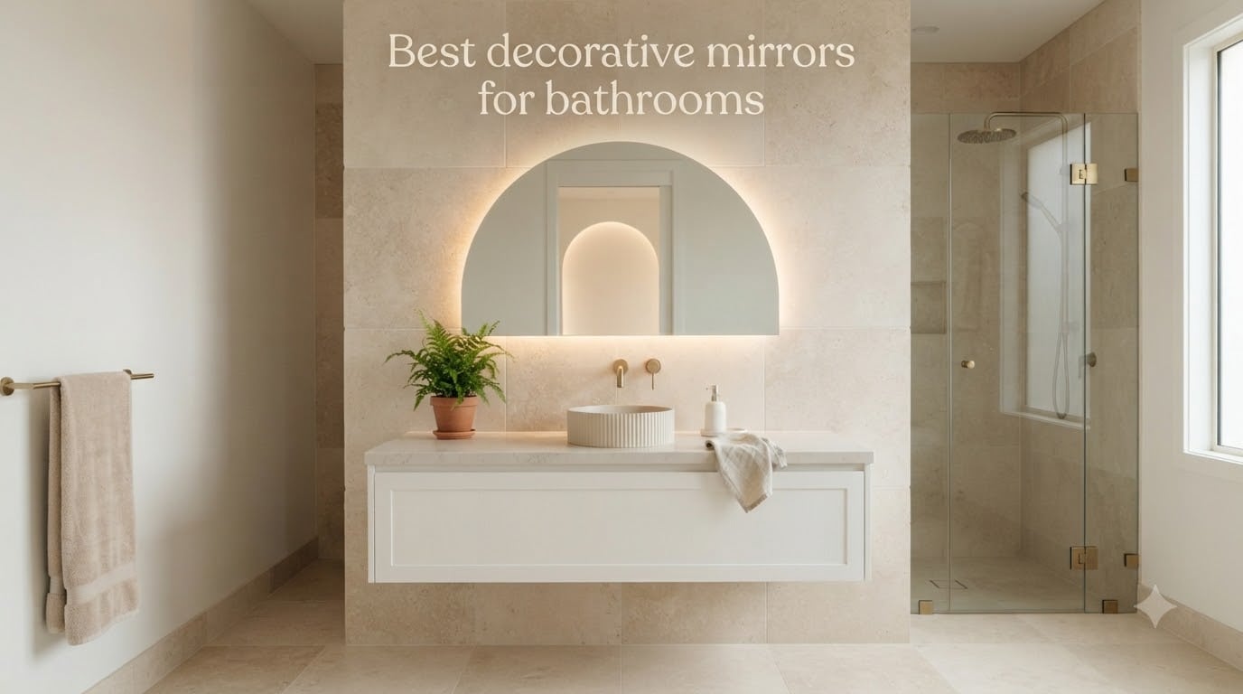 Best decorative mirrors for bathrooms
