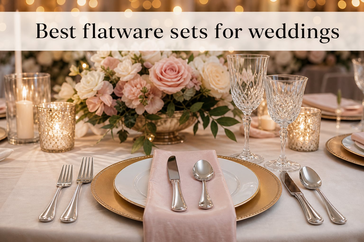 Best flatware sets for weddings