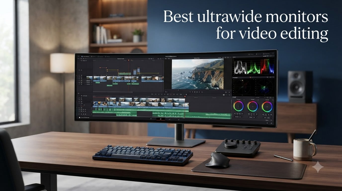 Best ultrawide monitors for video editing