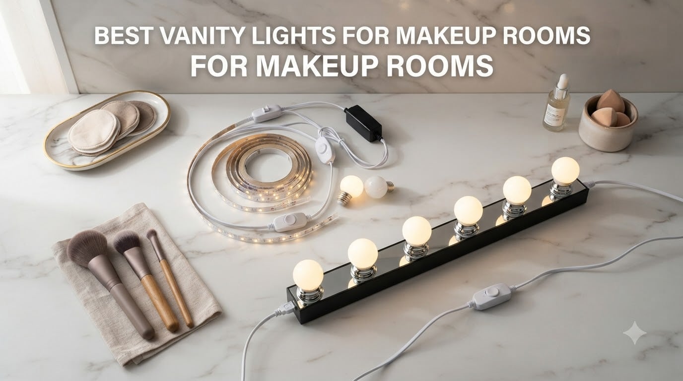 Best vanity lights for makeup rooms
