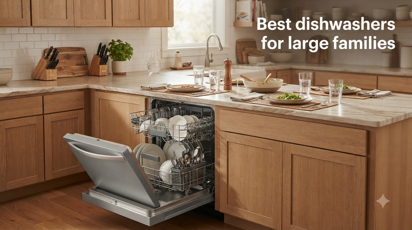 Best dishwashers for large families