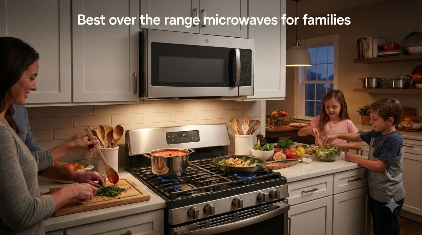 Best over the range microwaves for families