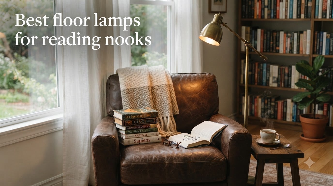 Best floor lamps for reading nooks