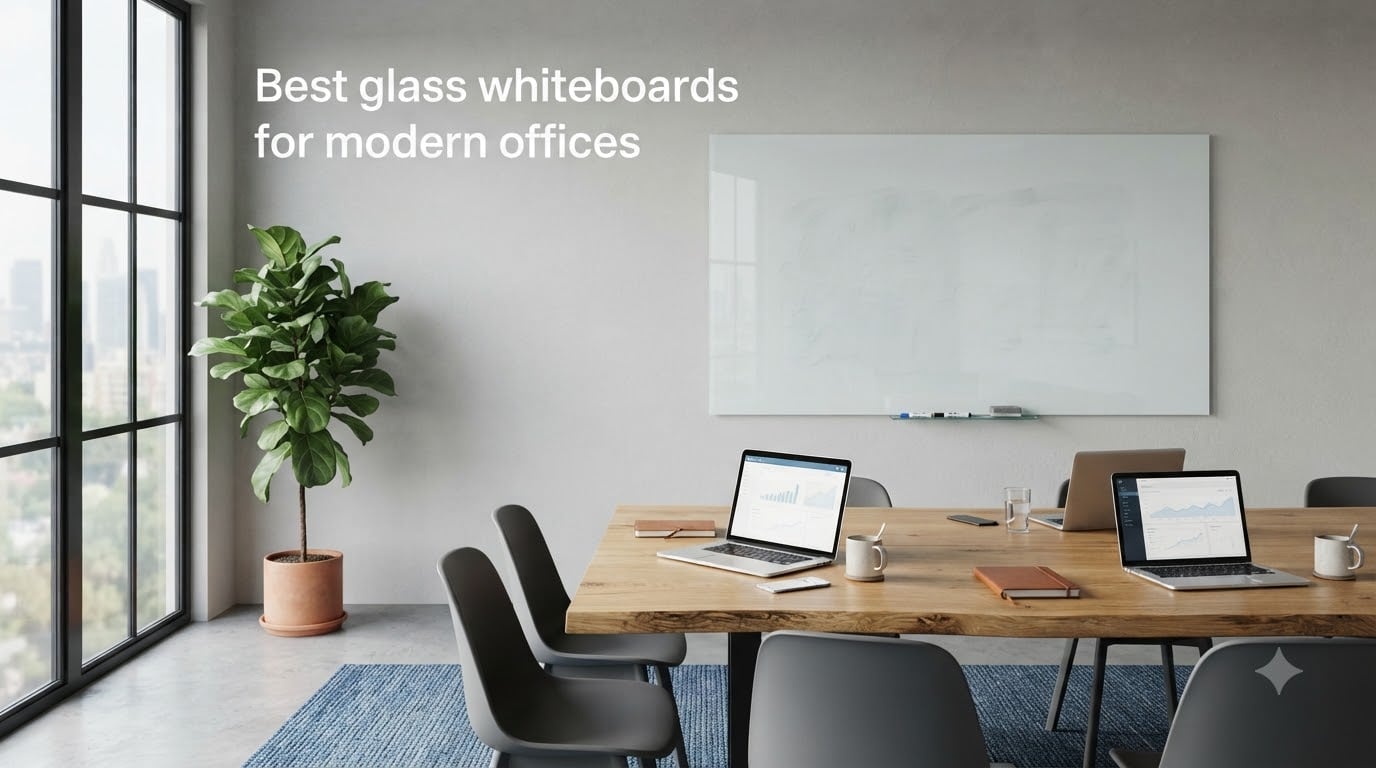 Best glass whiteboards for modern offices