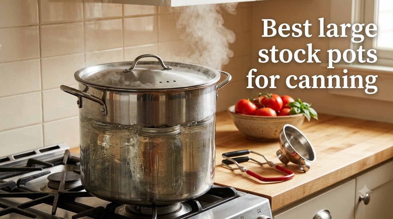 Best large stock pots for canning
