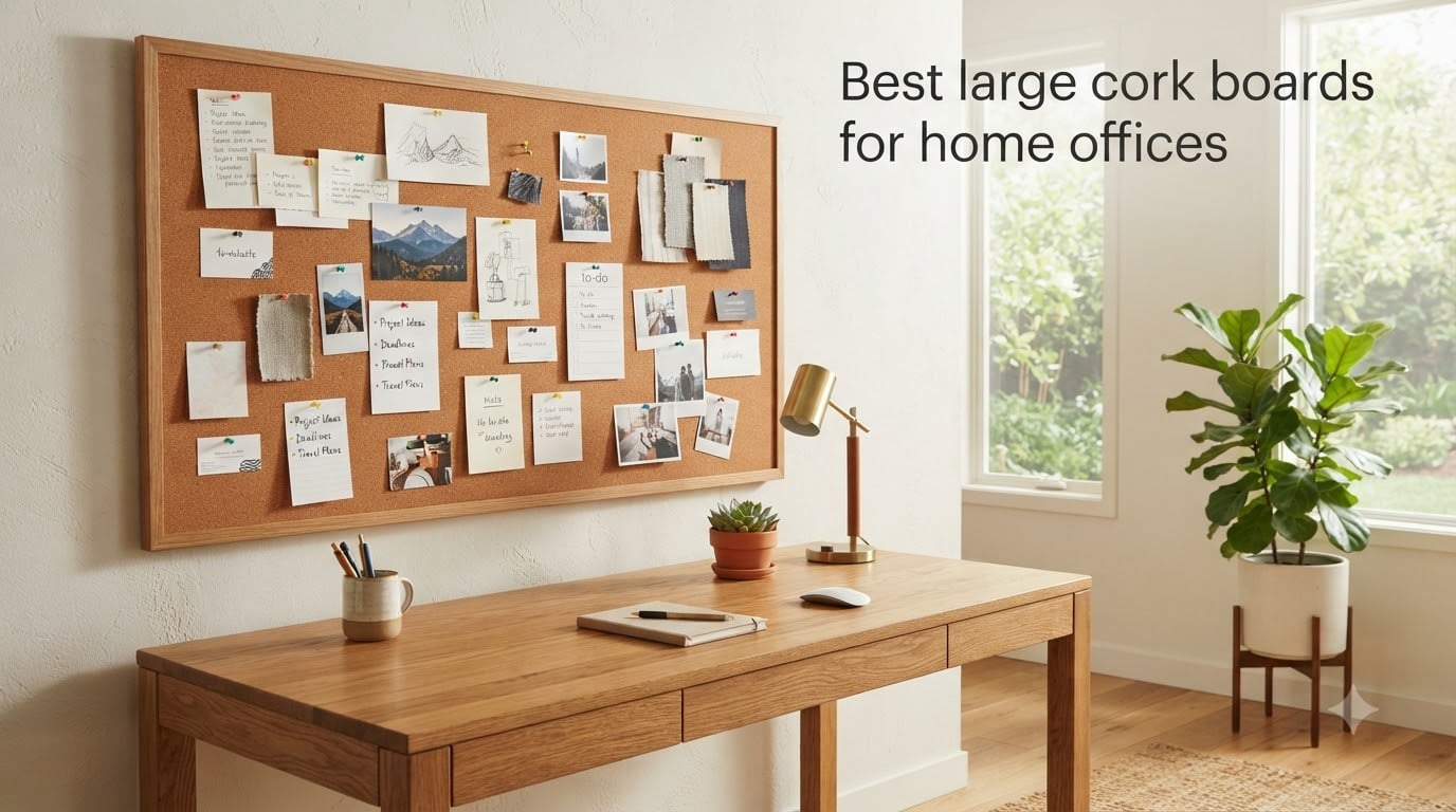 Best large cork boards for home offices