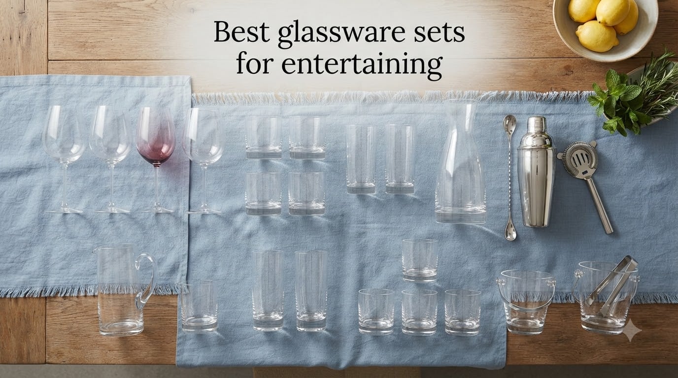 Best glassware sets for entertaining